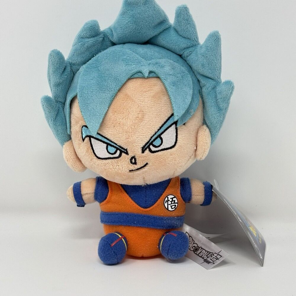 Dragon Ball Super Saiyan Son Goku Blue Plush Toei 8 Inch Plush NWT